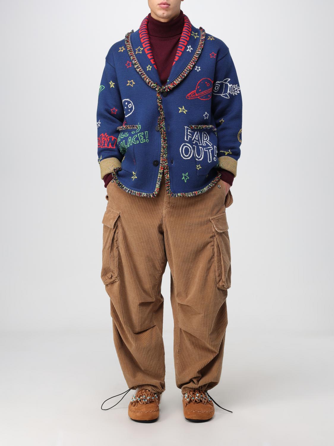 ALANUI CARDIGAN: Pull homme Alanui, Bleu - Img 2