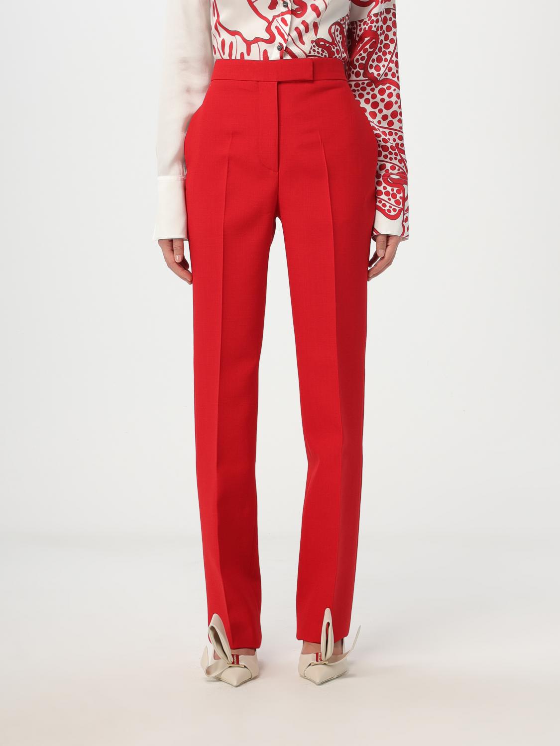 パンツ FERRAGAMO Woman Pants Red 766871 RED Ferragamo Outlet: wool pants - Red | Ferragamo pants 766871