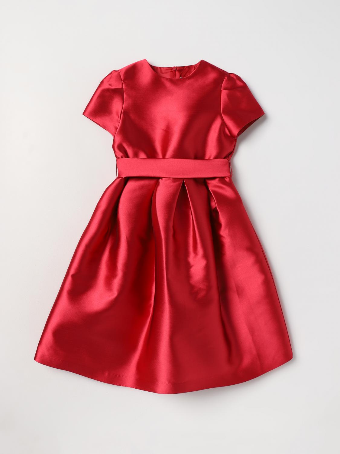 il gufo red dress Il Gufo Dress kids - Red | VM02CN0063