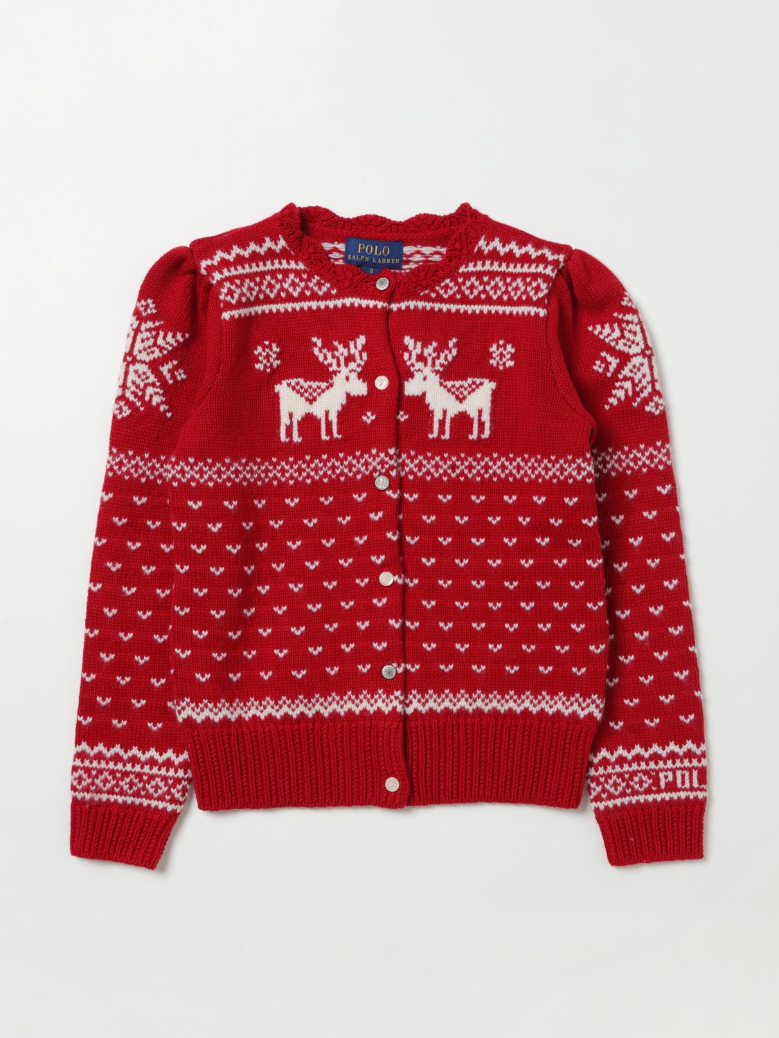 POLO RALPH LAUREN: Sweater kids Red Polo Ralph Lauren sweater