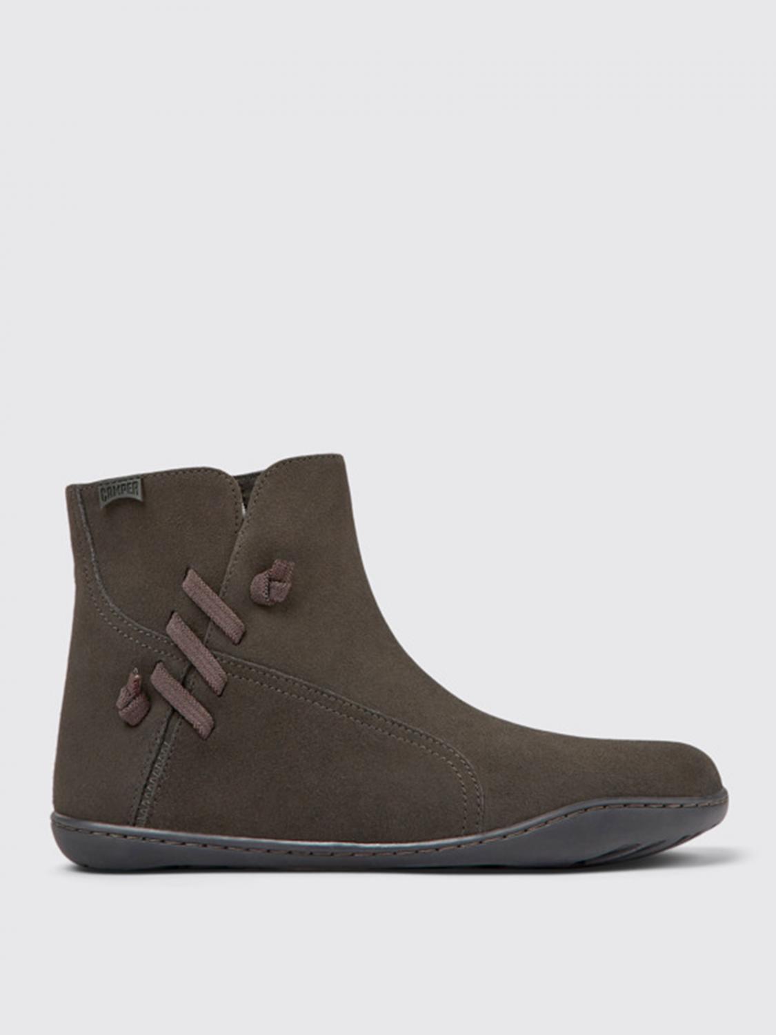 Camper Peu ankle boots in suede - Grey | K400506-008 PEU  display picture 2