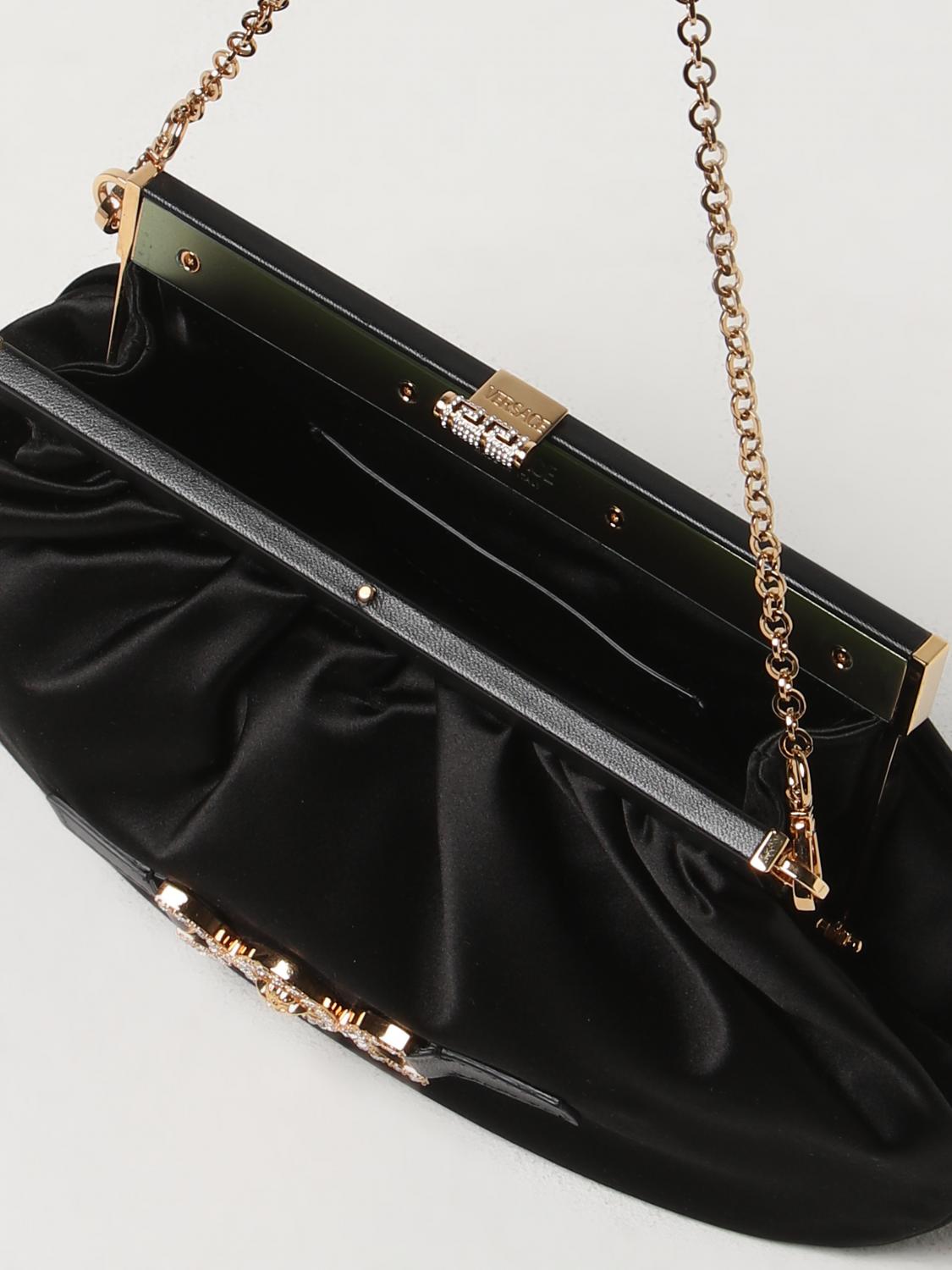 VERSACE POCHETTE: Sac cabas femme Versace, Noir - Img 4