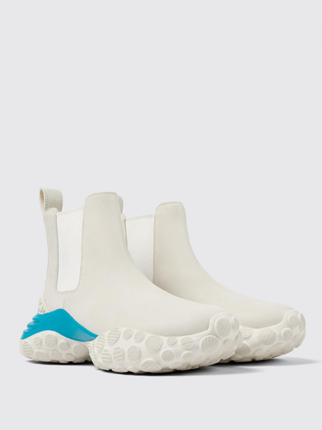 CAMPER FLACHE STIEFELETTEN: Flache stiefeletten damen Camper, Weiß - Img 2