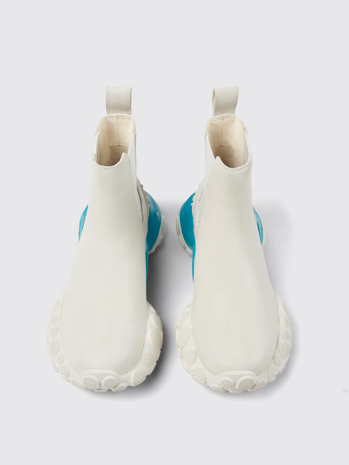 CAMPER FLACHE STIEFELETTEN: Flache stiefeletten damen Camper, Weiß - Img 3