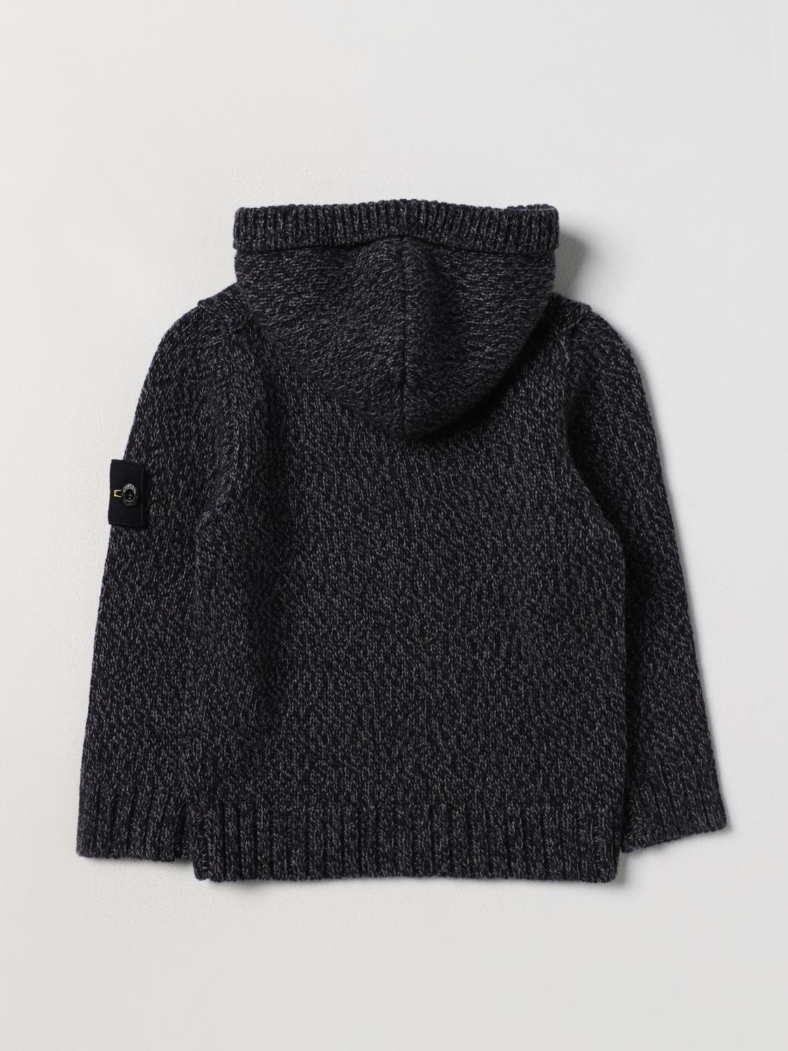 STONE ISLAND JUNIOR: Sweater kids - Grey | Stone Island Junior