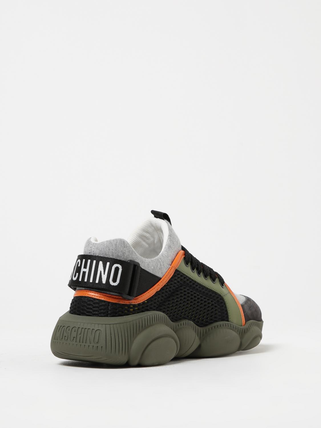 Sneakers Basket Moschino Bebe Baskets En Veau Bold Love Love