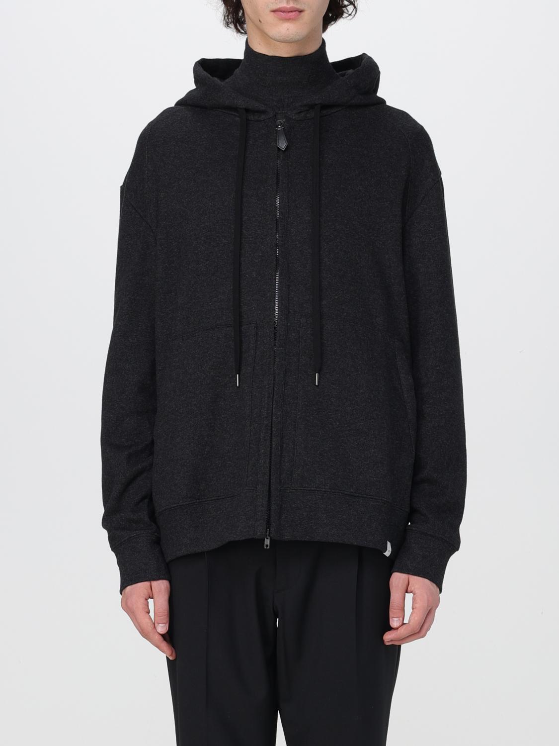 Felpa Paolo Pecora in misto cotone e viscosa Grigio