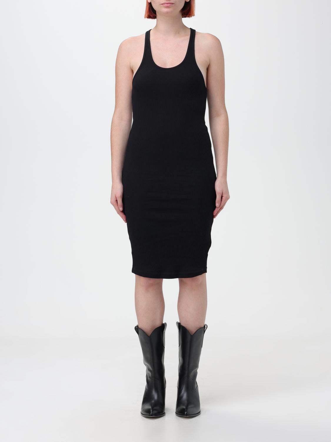 ISABEL MARANT cotton dress Black Isabel Marant dress RO0153FAA2N39I online at GIGLIO.COM