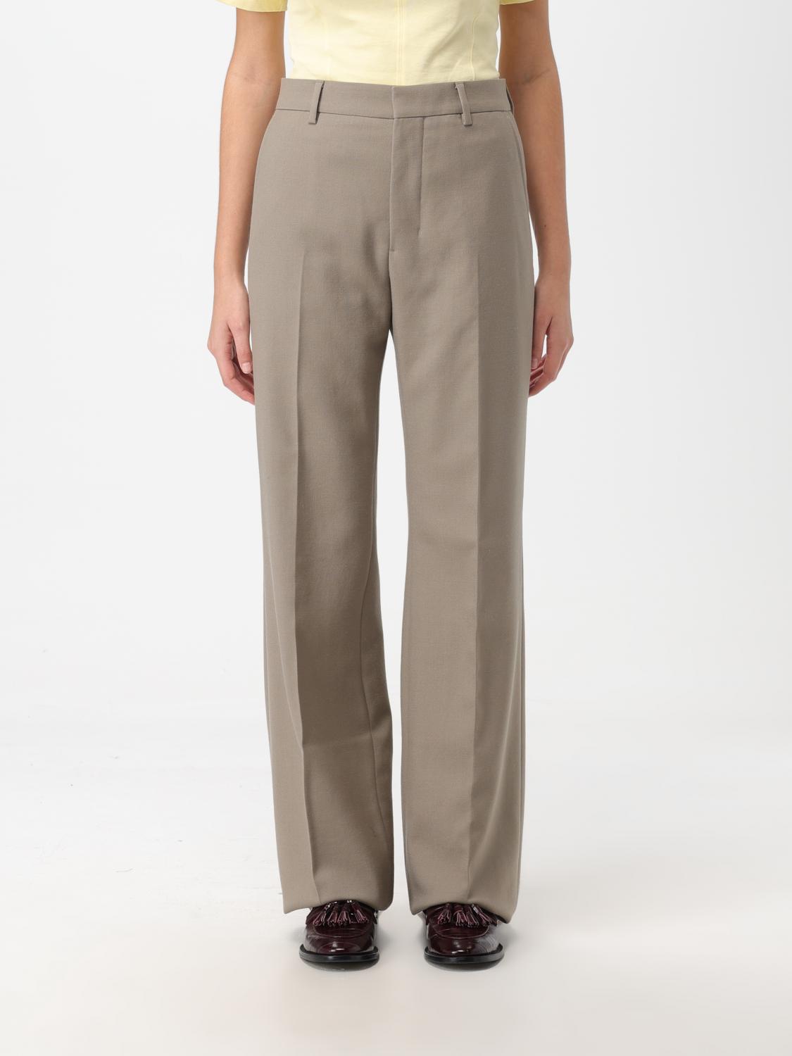 パンツ AMI PARIS Woman Pants Beige FTR415WV0026 281 Ami Paris Outlet: Pants woman - Beige | Ami Paris pants