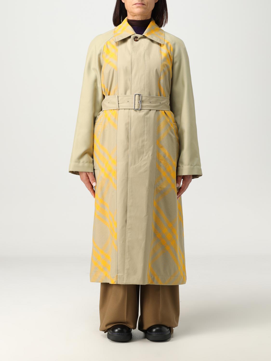 Burberry trench coat womens yellow on sale