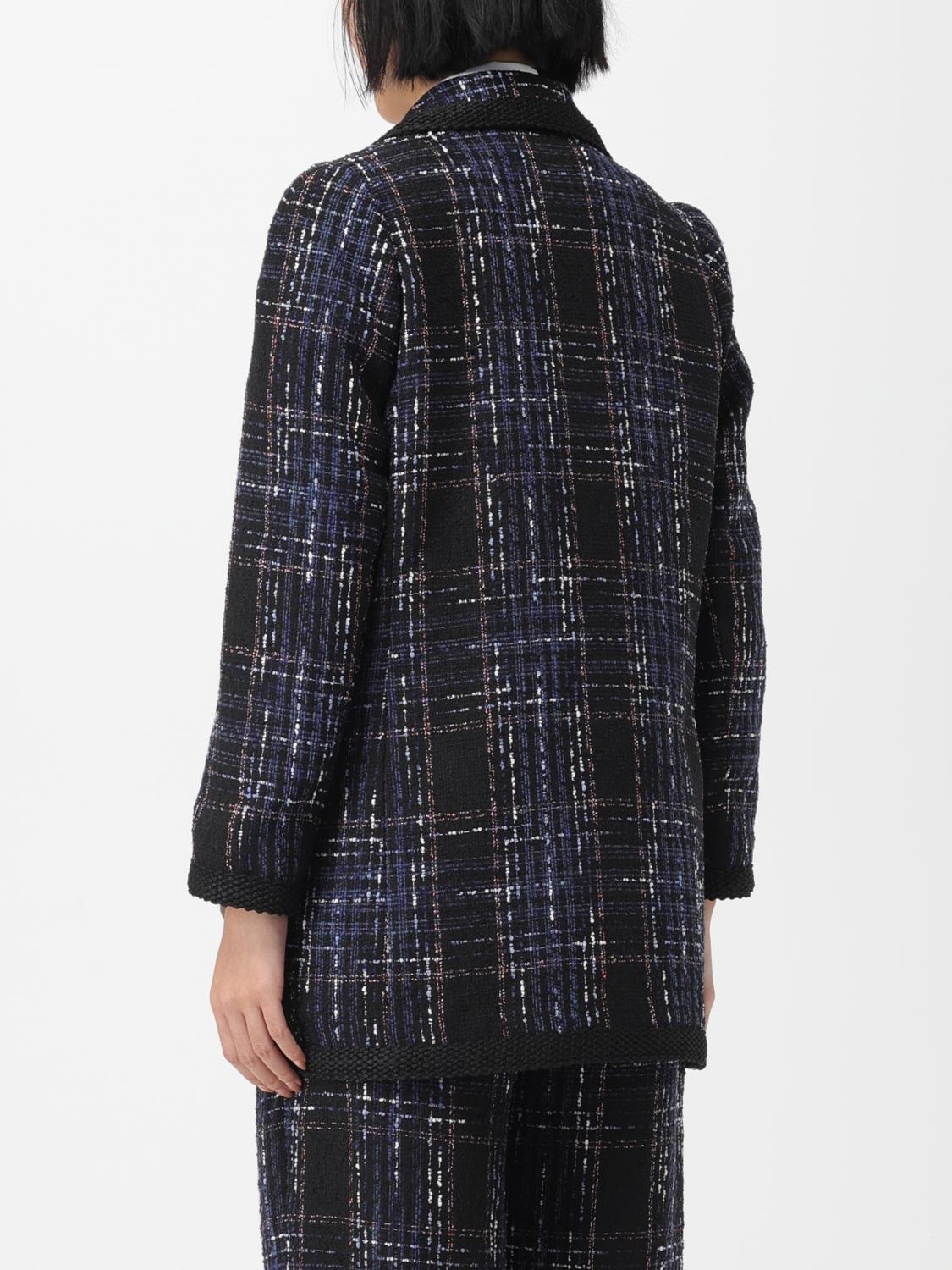 Edward Achour Paris Jacket woman - Blue | 050137 | GIGLIO.COM