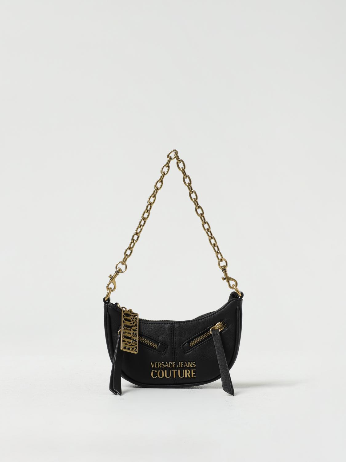 VERSACE JEANS COUTURE: Sac porté épaule femme Noir Mini Sac