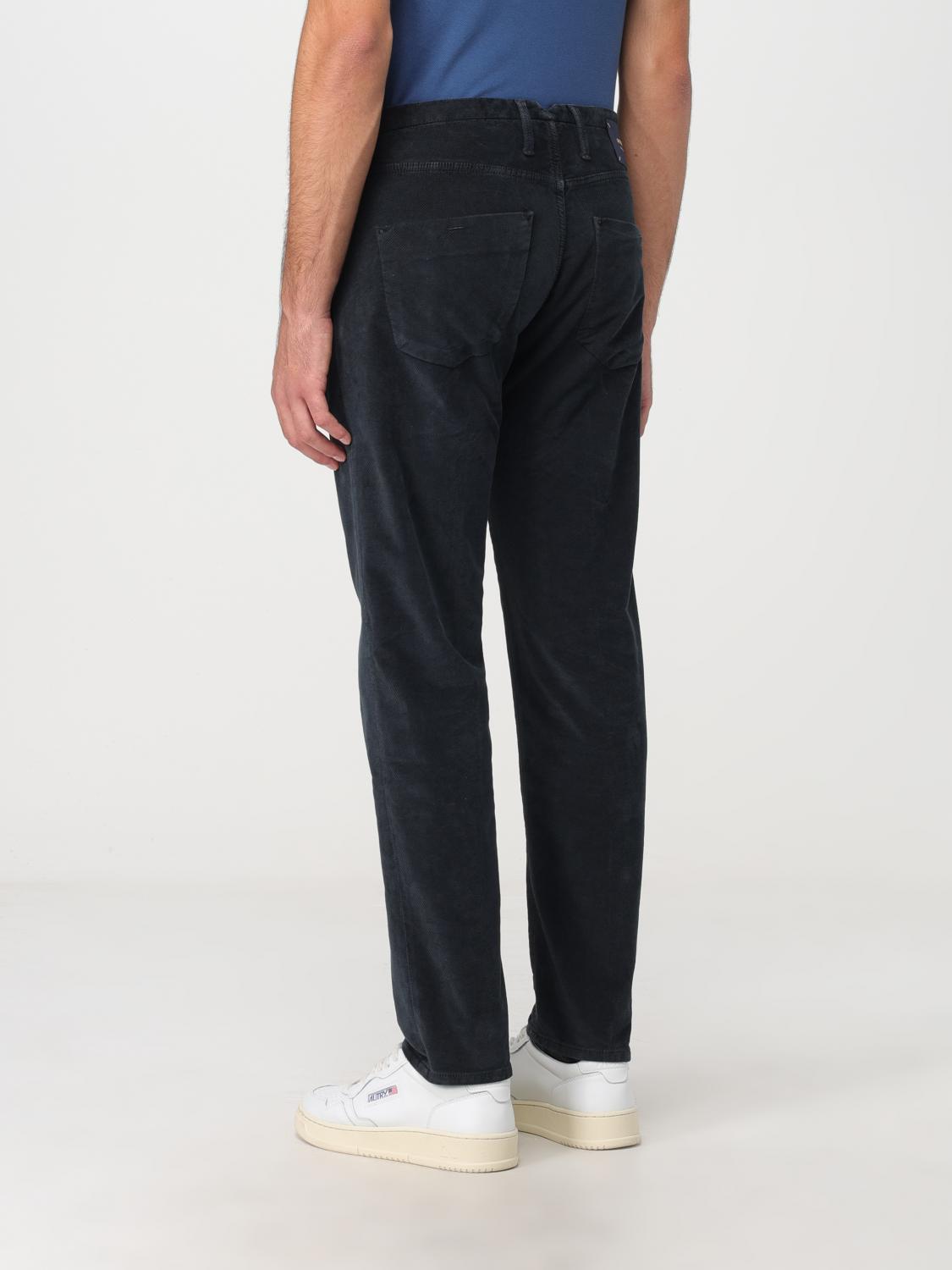 INCOTEX PANTS: Pants men Incotex, Black - Img 2