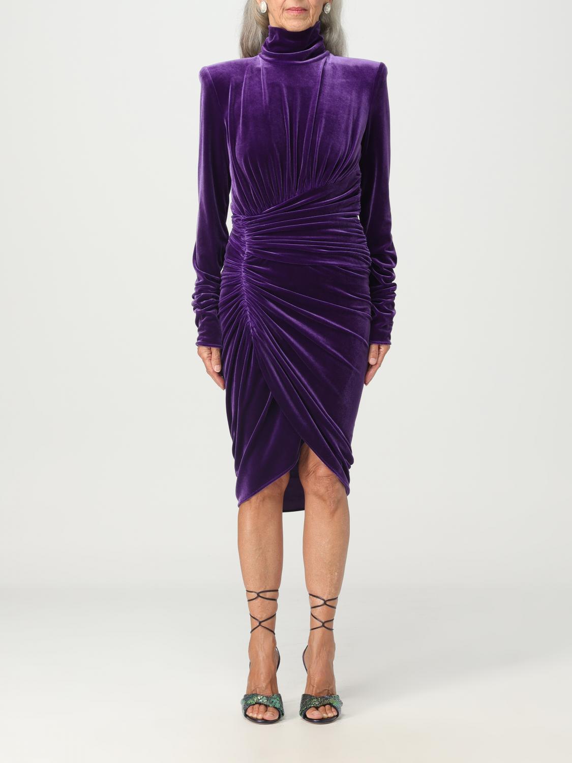 alexandre vauthier purple dress Glitter mid-length dress Alexandre Vauthier Purple size 38 FR in Glitter
