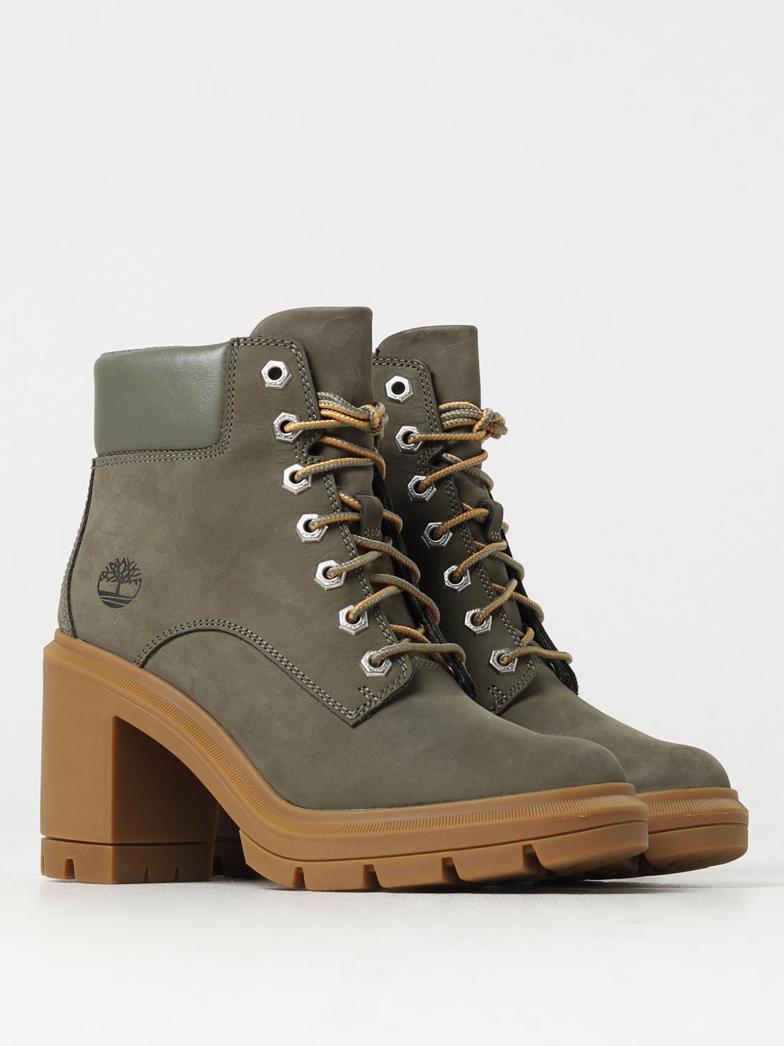 TIMBERLAND FLAT ANKLE BOOT: Shoes woman Timberland, Green - Img 2