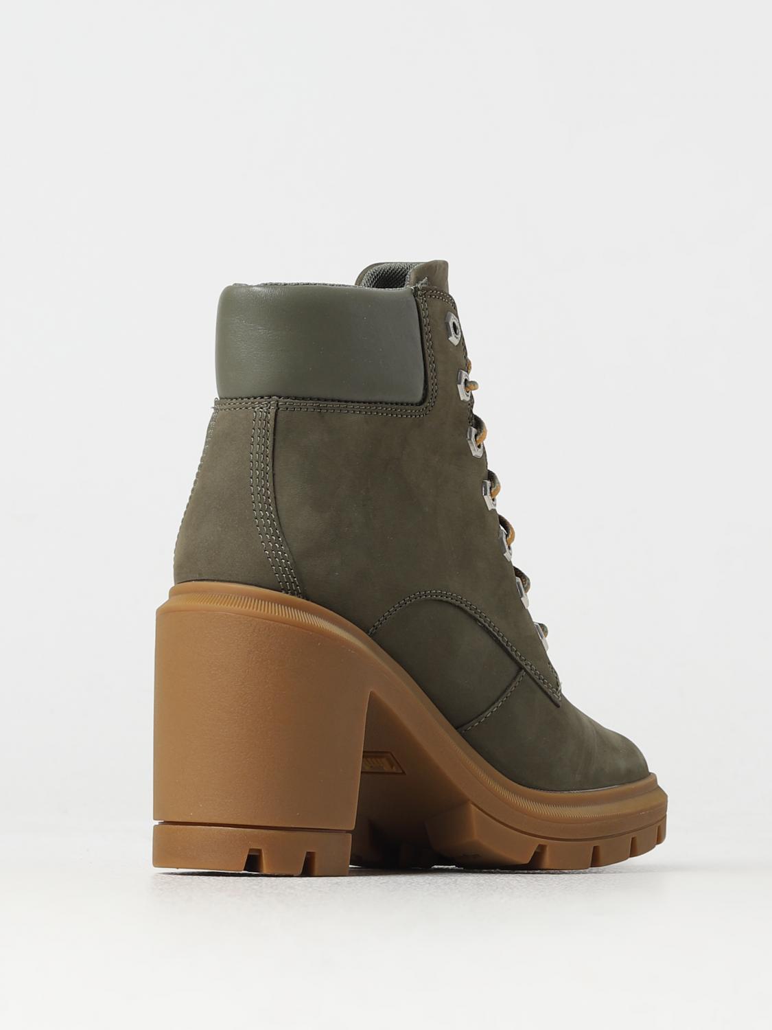 TIMBERLAND FLAT ANKLE BOOT: Shoes woman Timberland, Green - Img 3