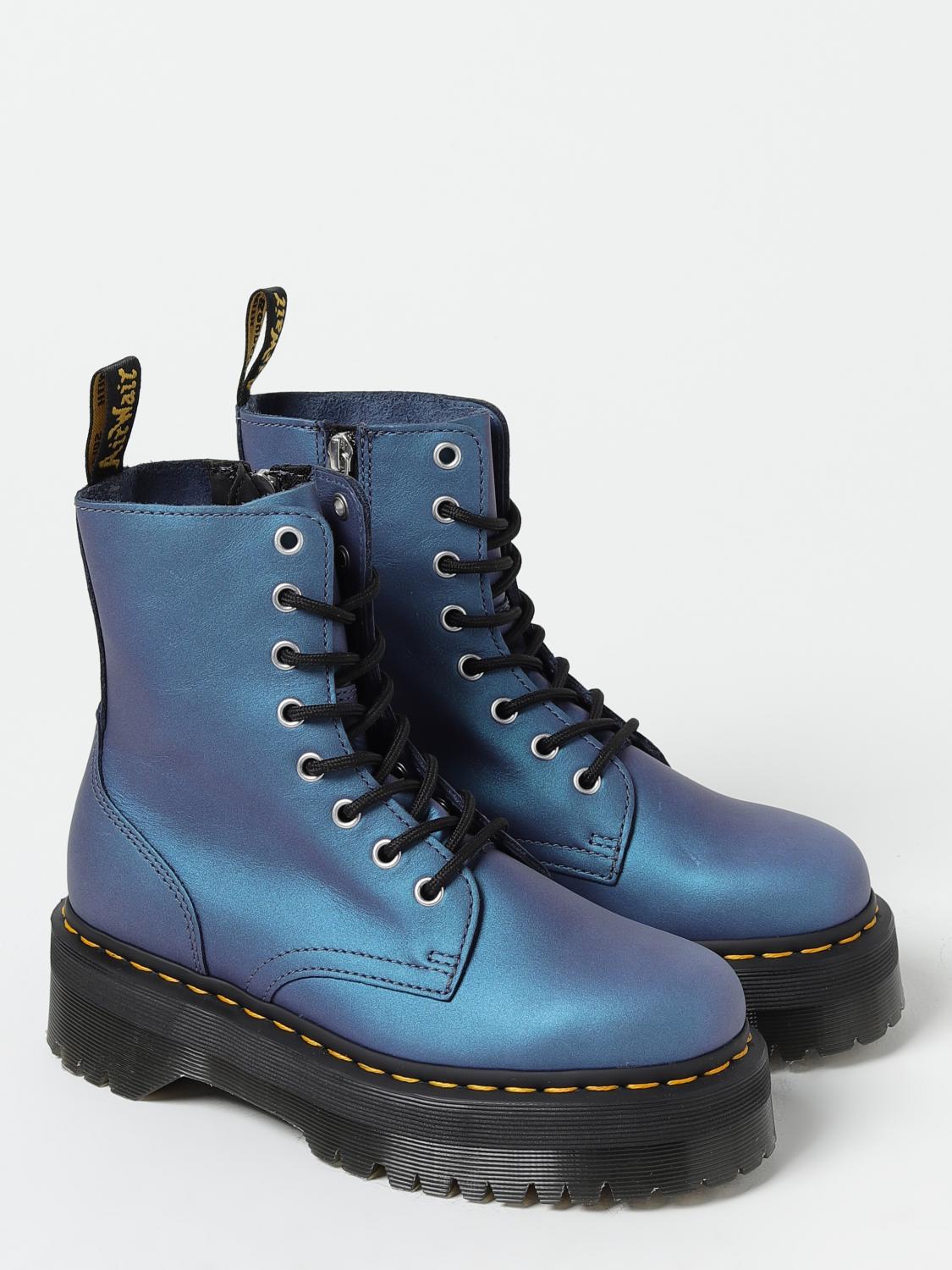 Dr. Martens ブーツ ブルー Dr. Martens フラットショートブーツ レディース - ブルー | 31179436