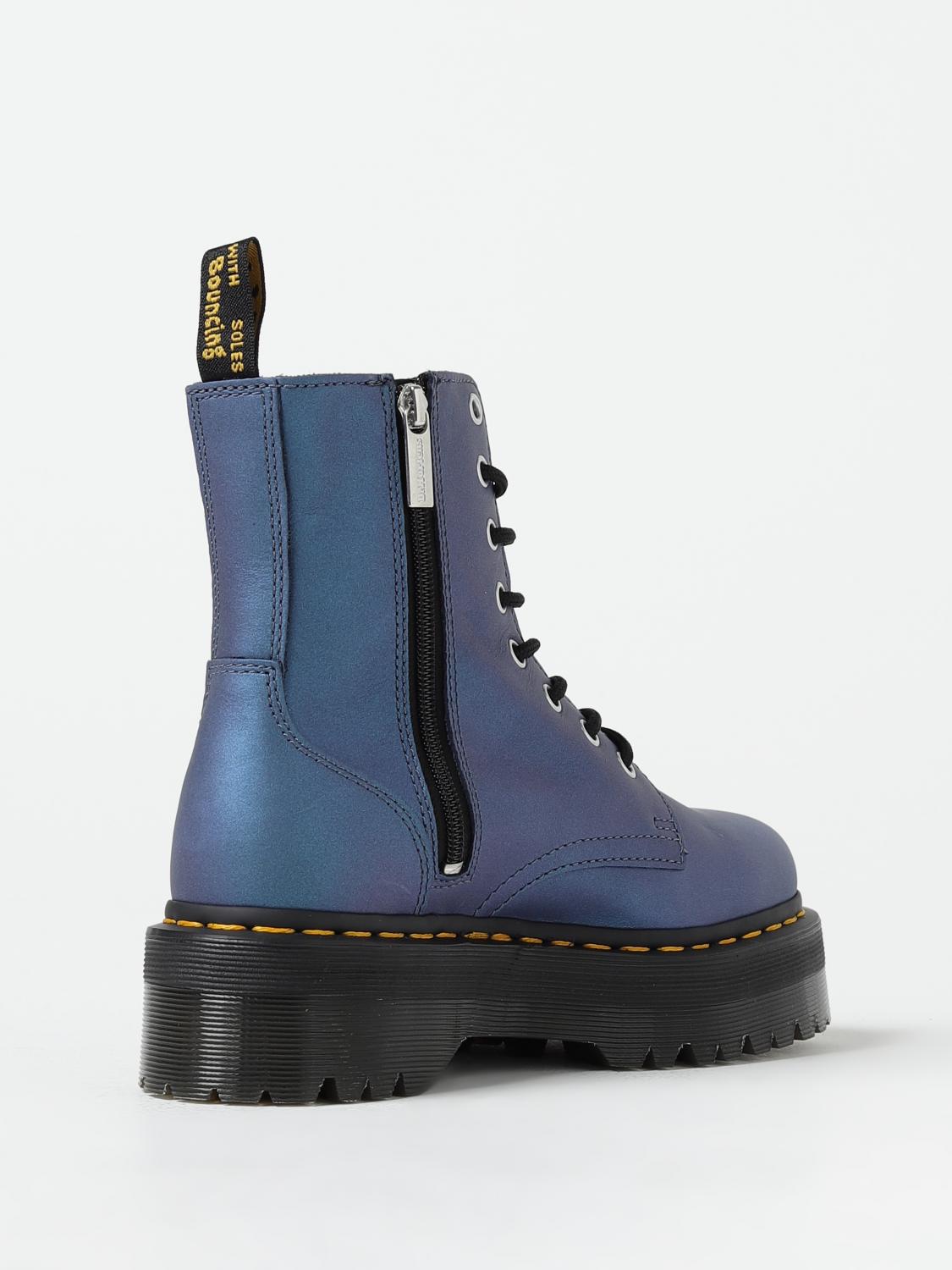 Dr. Martens フラットショートブーツ レディース - ブルー | 31179436