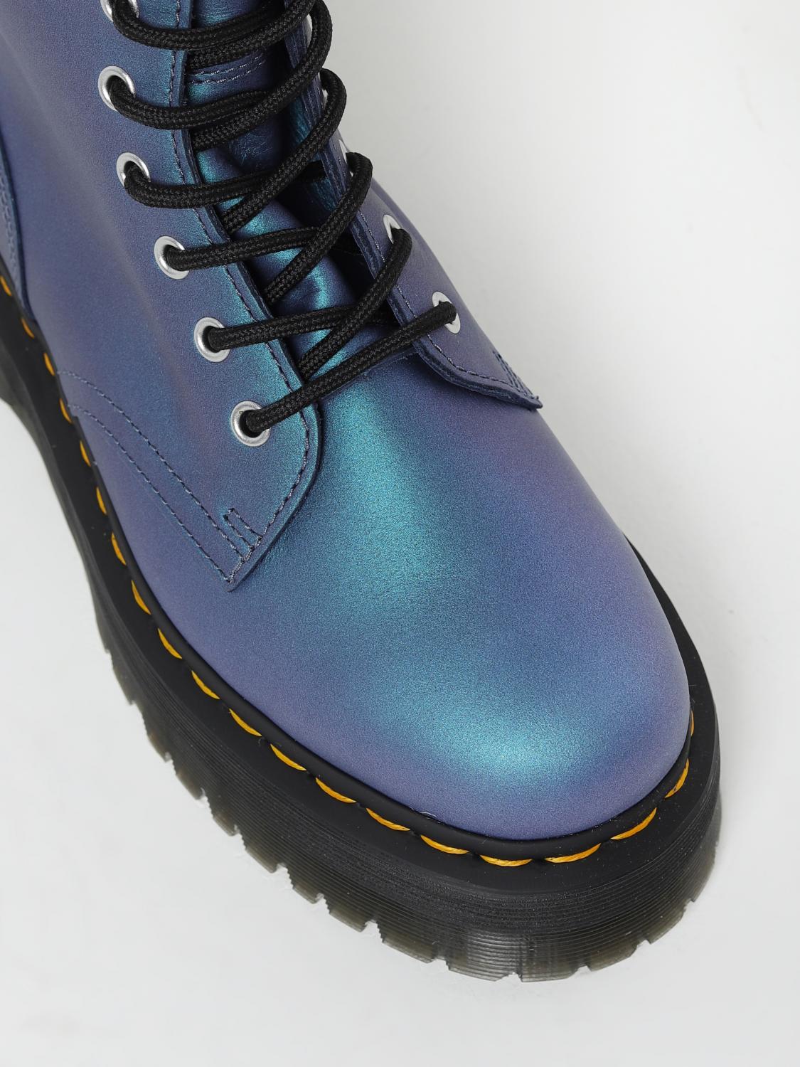 Dr. Martens フラットショートブーツ レディース - ブルー | 31179436