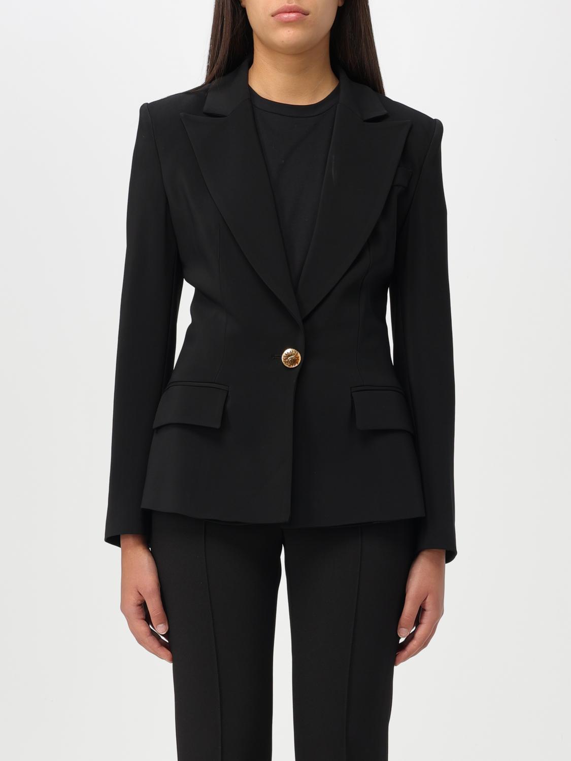 ELISABETTA FRANCHI: Blazer woman - Black | Elisabetta