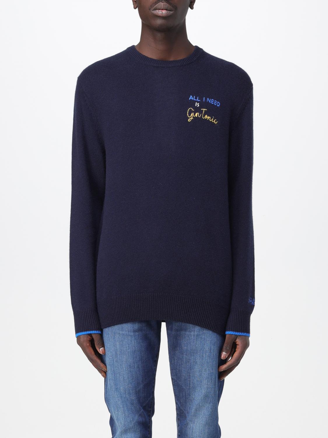 Mc2 Saint Barth Men's Printed Sweater Blue main image 1