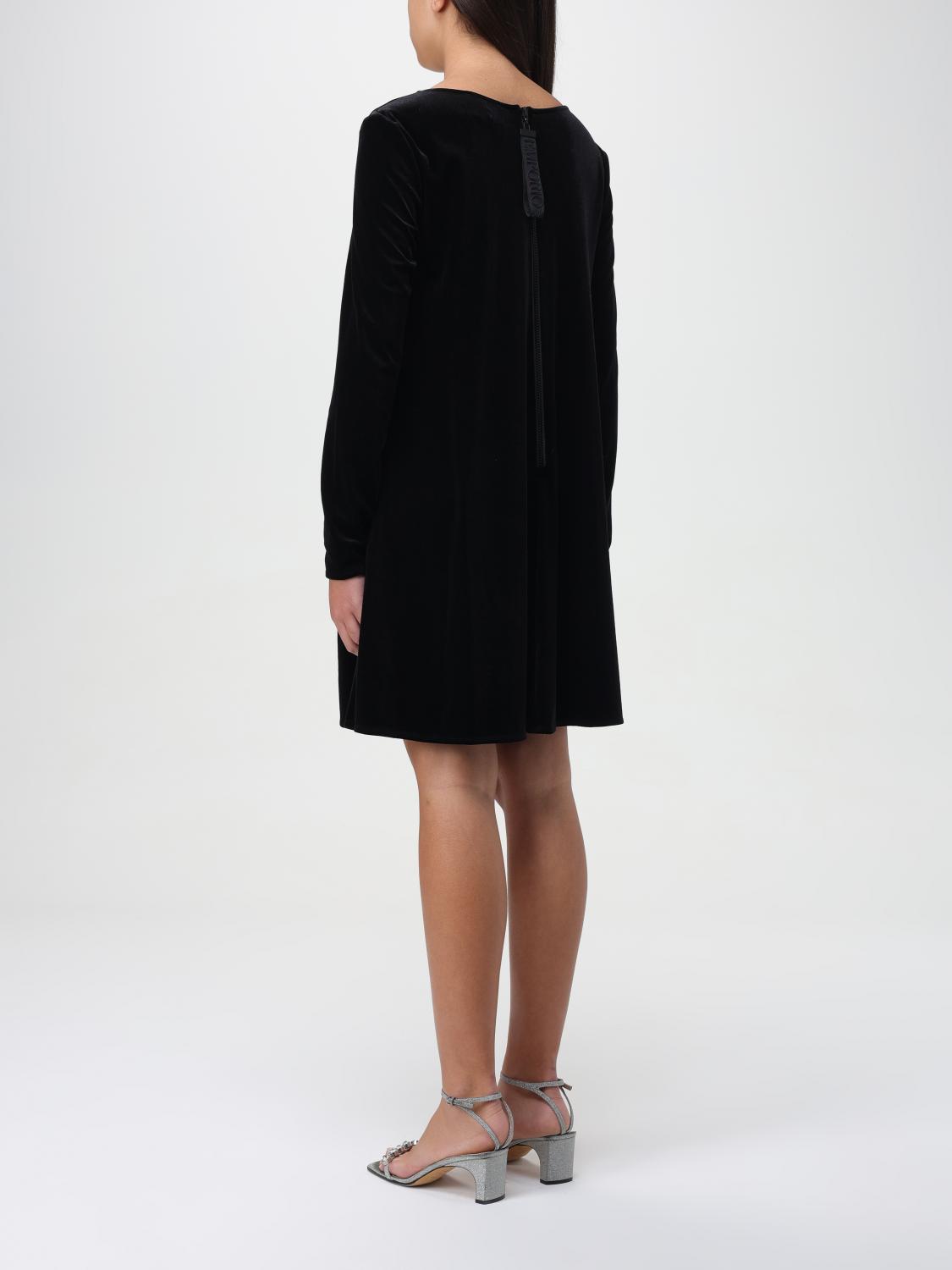 EMPORIO ARMANI ABITO: Abito Emporio Armani in velluto, Nero - Img 2