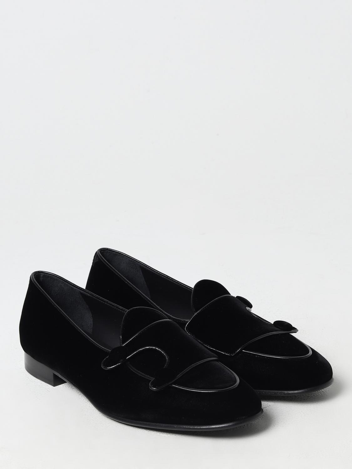 EDHEN MILANO MOCASSINI: Monk Strap Brera Edhén Milano in velluto, Nero - Img 2