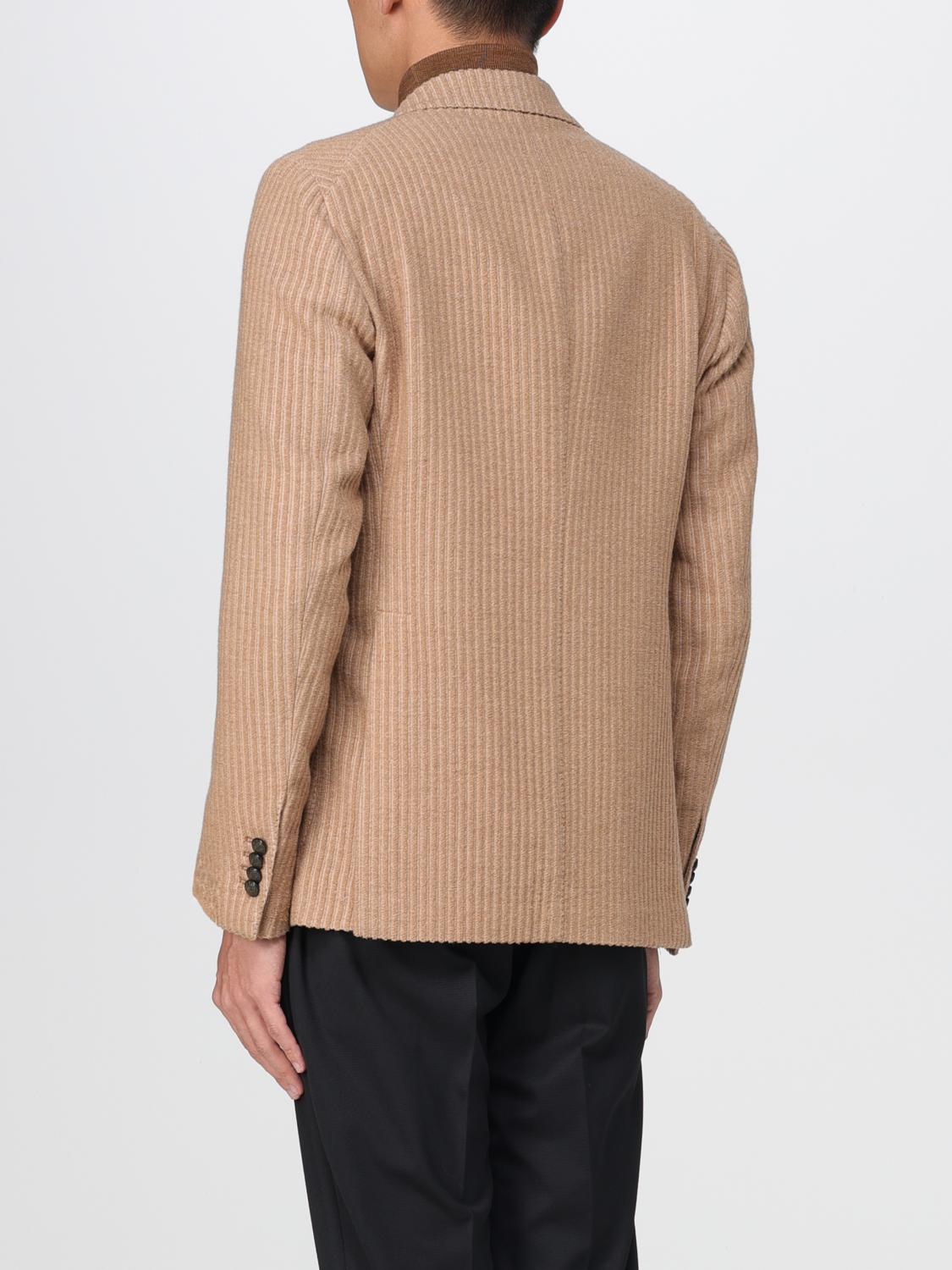 TAGLIATORE タリアトーレ ベージュ42 TAGLIATORE タリアトーレ メンズ ダブル 6B ポロコート ロング丈