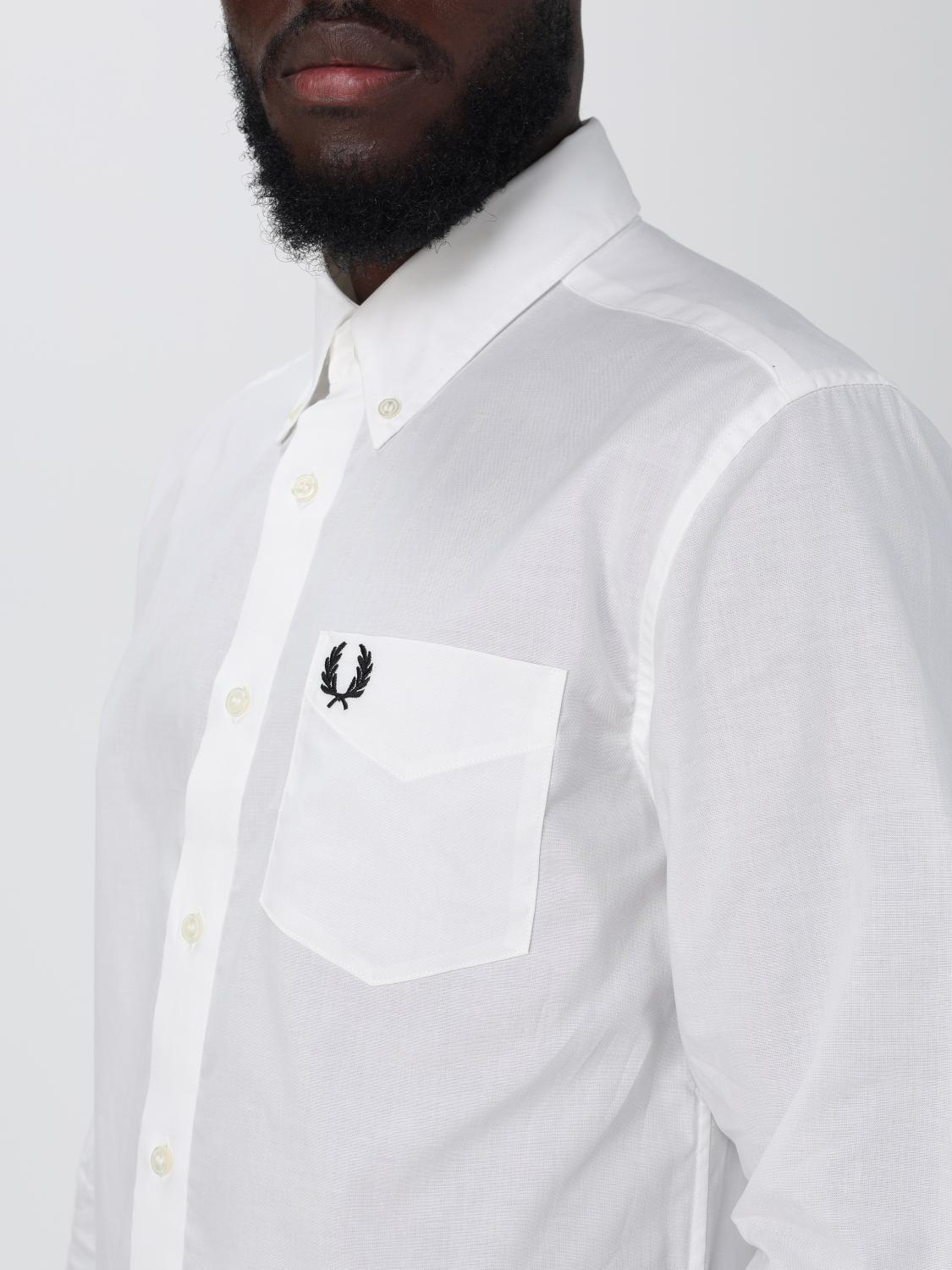 FRED PERRY CHEMISE: T-shirt homme Fred Perry, Blanc - Img 3