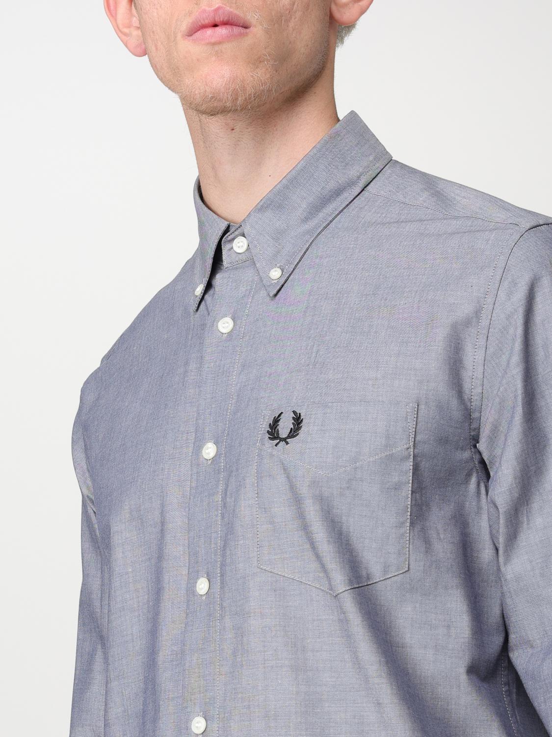 FRED PERRY CAMISA: Camiseta hombre Fred Perry, Gris - Img 3