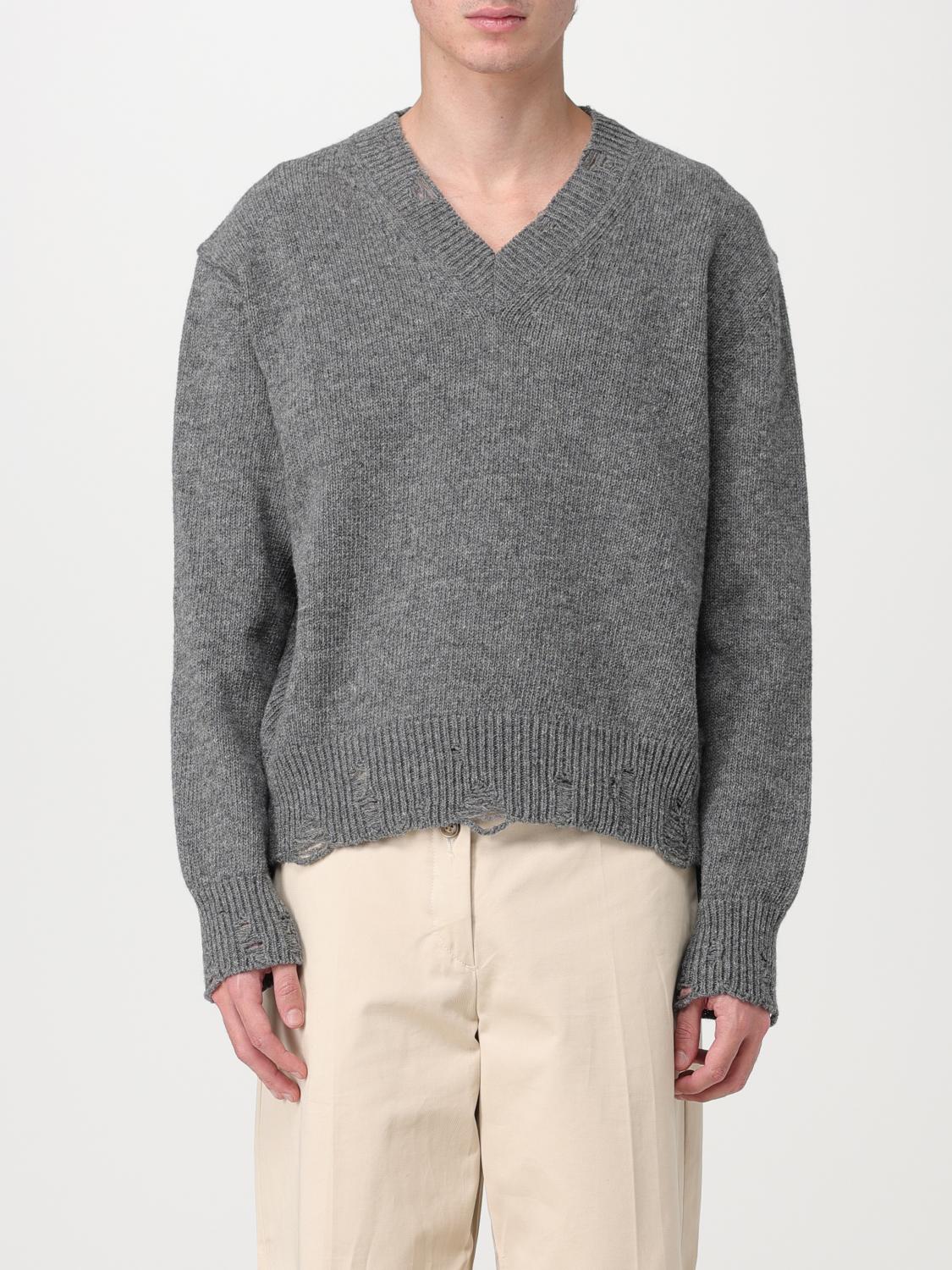 AMI PARIS PULL: Pull homme Ami Paris, Gris - Img 1