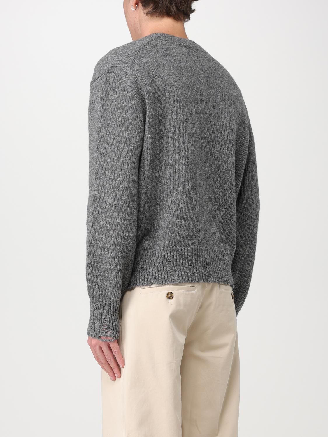 AMI PARIS PULL: Pull homme Ami Paris, Gris - Img 3