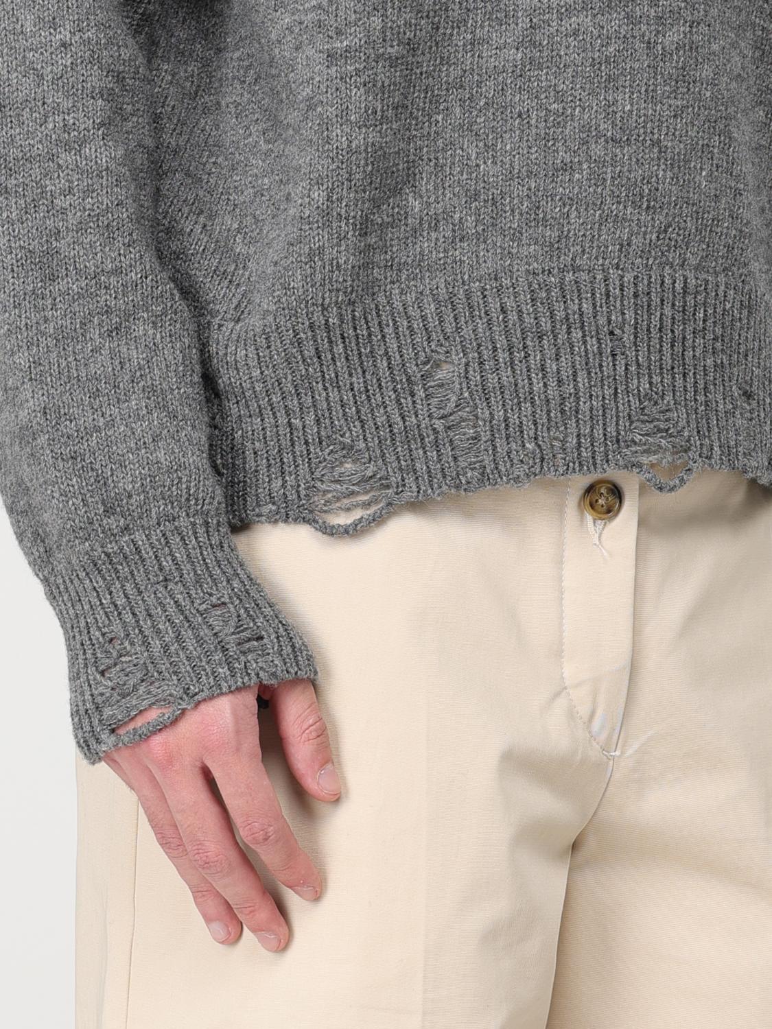AMI PARIS PULL: Pull homme Ami Paris, Gris - Img 4