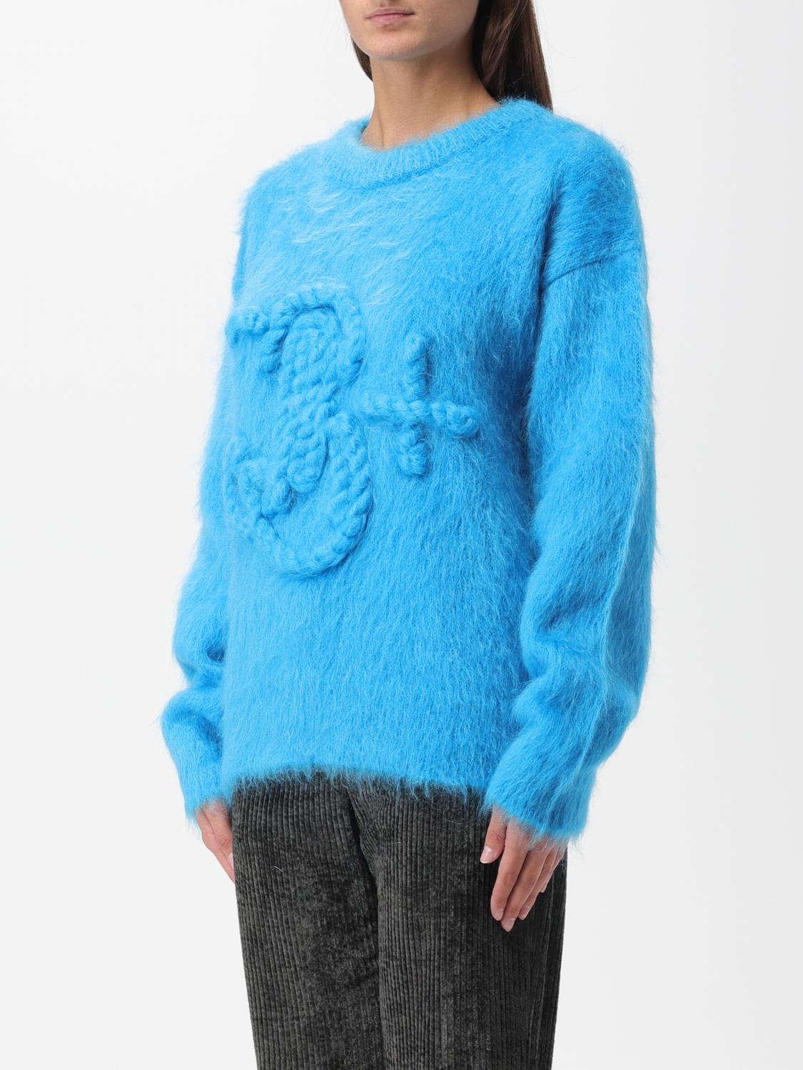JIL SANDER: Sweater woman - Blue | Jil Sander sweater