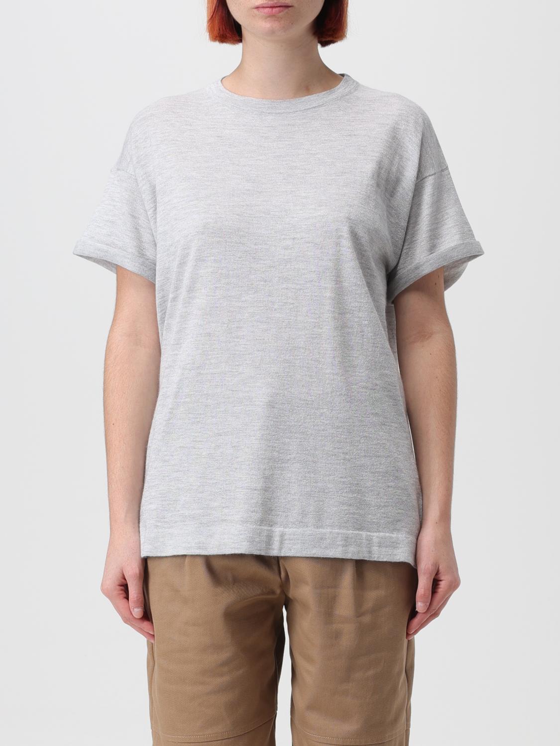 BRUNELLO CUCINELLI T-SHIRT: Brunello Cucinelli Basic T-Shirt, Grau - Img 1