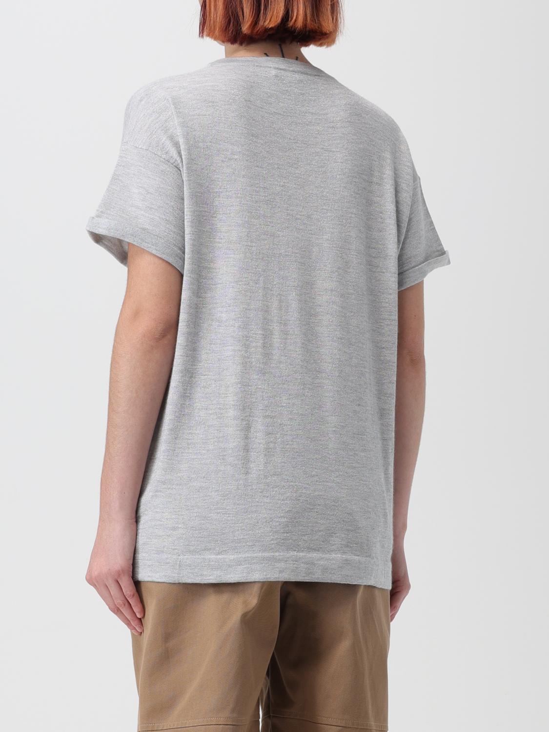 BRUNELLO CUCINELLI T-SHIRT: Brunello Cucinelli Basic T-Shirt, Grau - Img 3