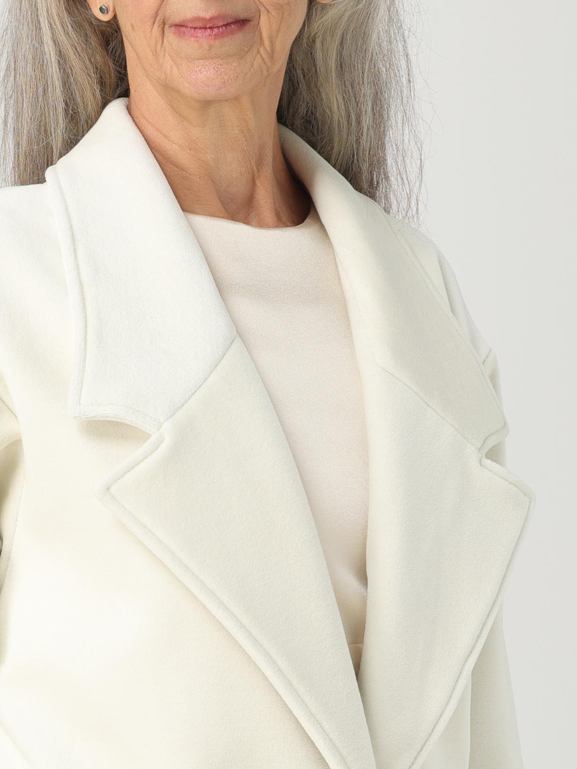 FORTE FORTE CAPPOTTO: Caban Forte Forte in misto cotone, Avorio - Img 4