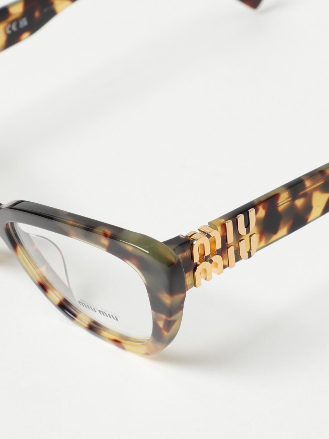 MIU MIU ОПРАВЫ ДЛЯ ОЧКОВ: Оправы для очков Женское Miu Miu, Коричневый - Img 4