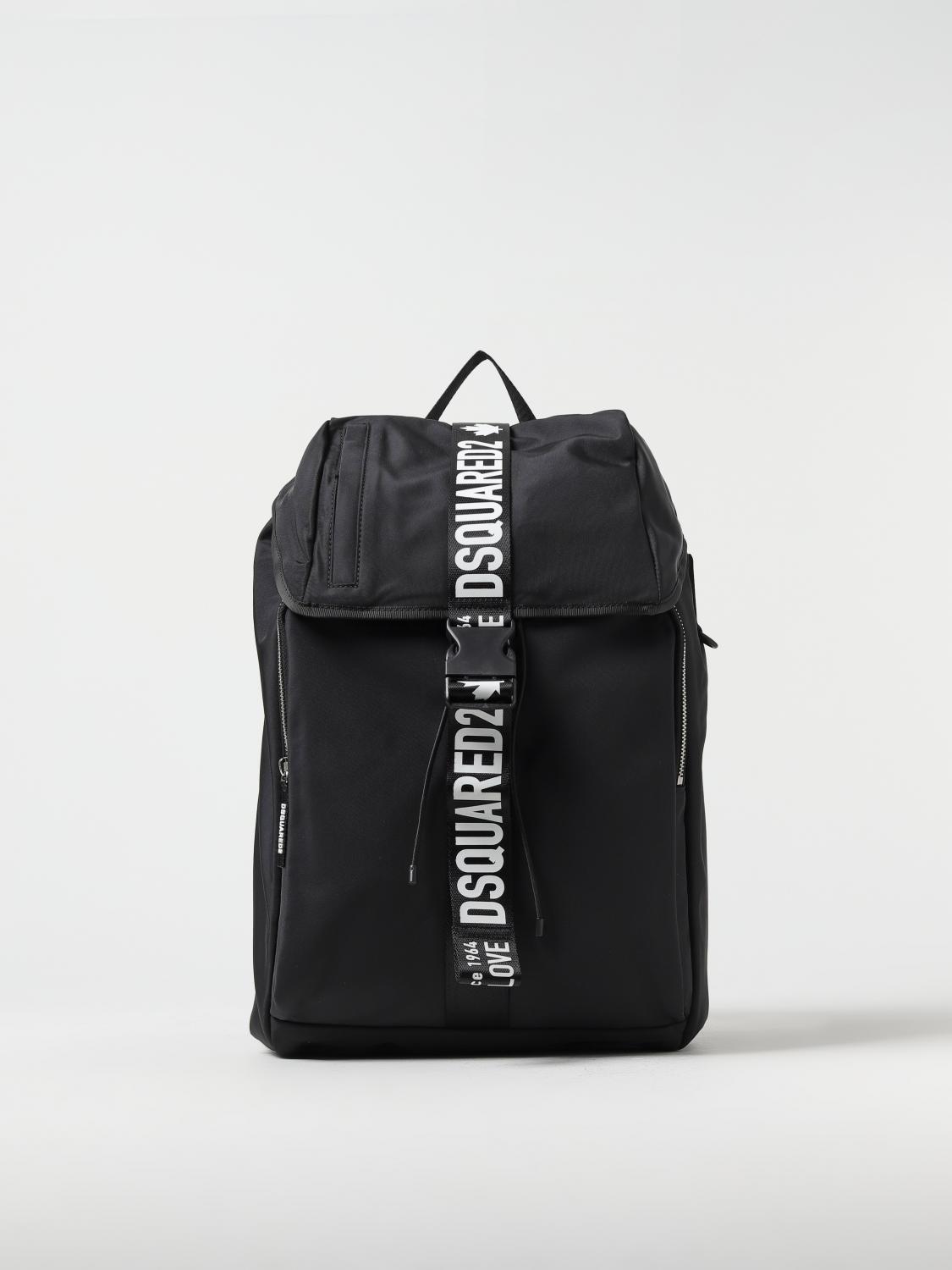 DSQUARED2: backpack in nylon - Black | Dsquared2 backpack