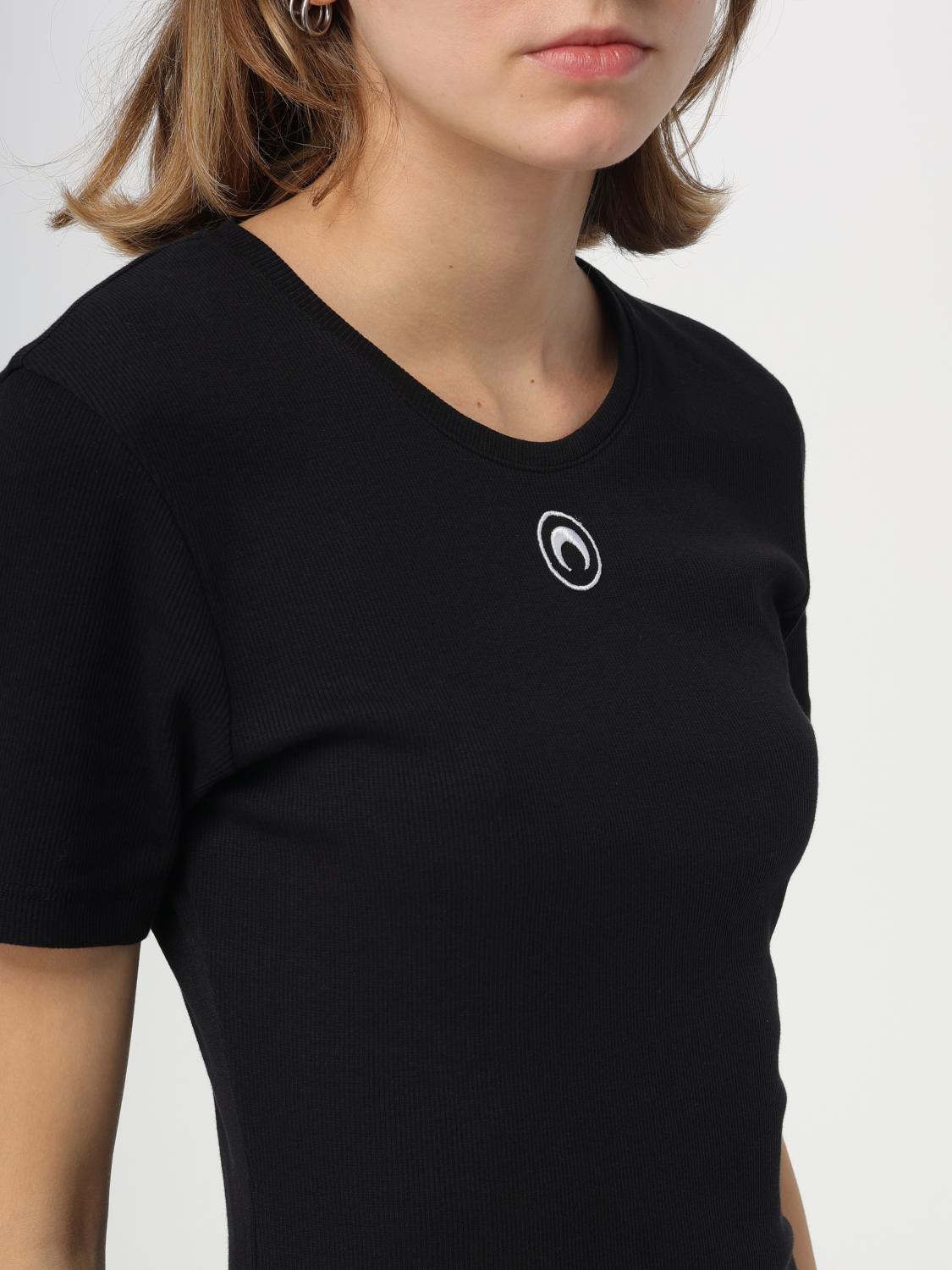 Marine Serre｜DRESSES (WDR057CJER0011 BK99) Marine Serre Crescent Moon-embroidered Mini Dress | Black
