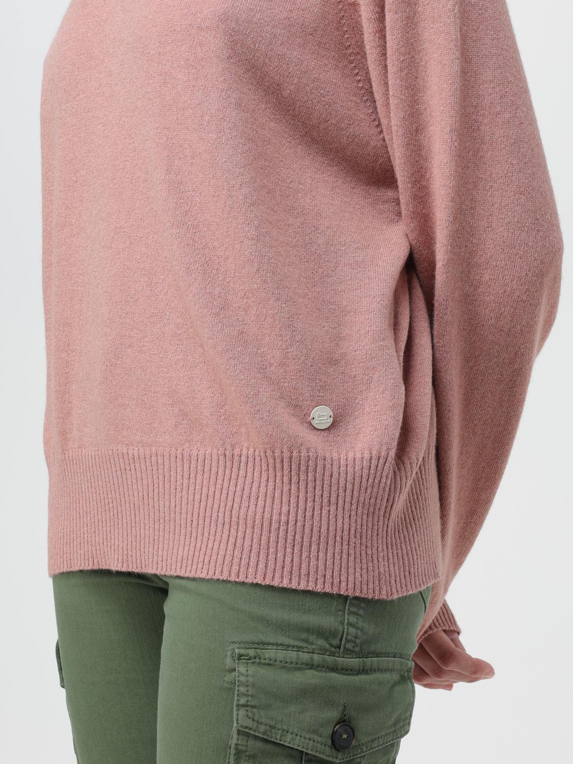 WOOLRICH MAGLIA: Maglia Woolrich in lana e viscosa, Rosa - Img 3
