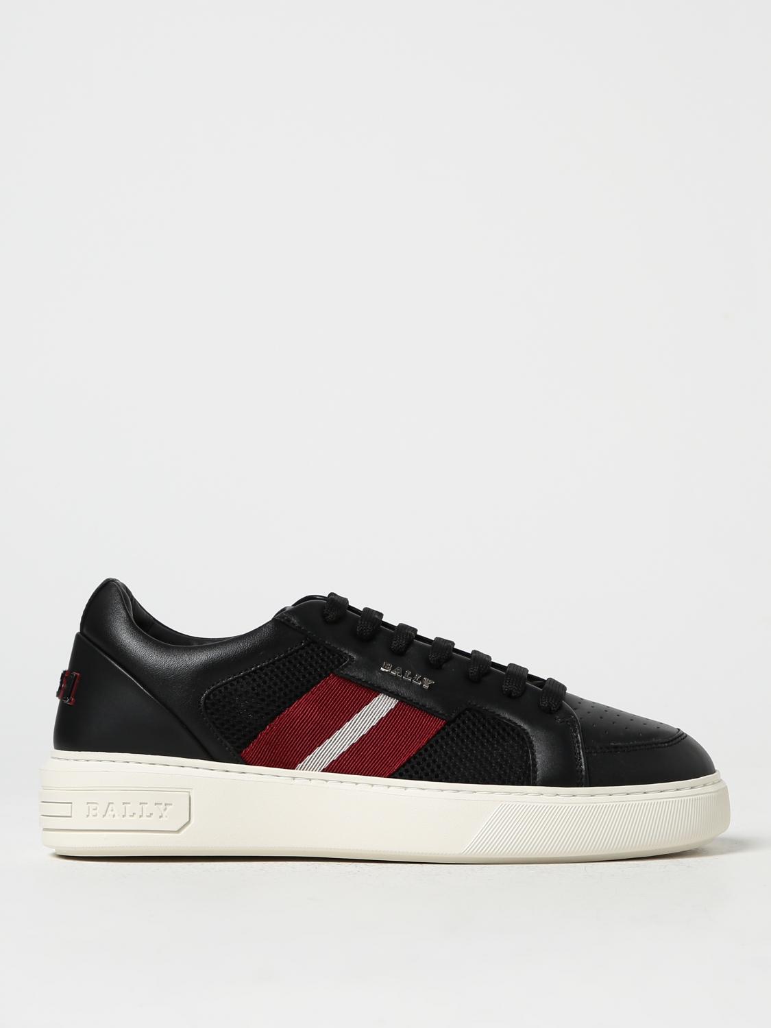 Bally Melys sneakers in leather and mesh - Black | 60194225261