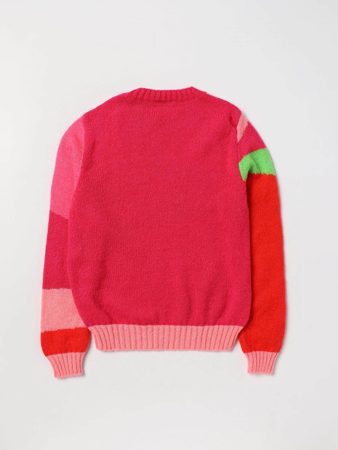 MSGM KIDS JERSEY: Jersey niños MSGM Kids, Fucsia - Img 2