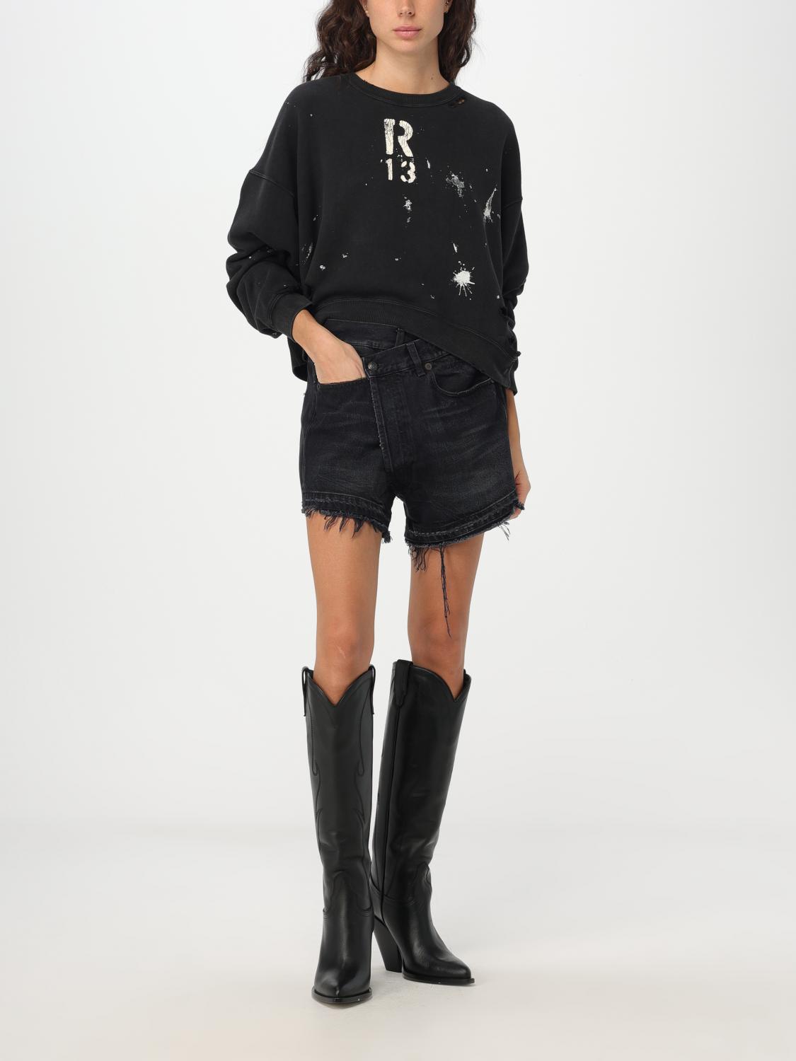 R13 SWEATER: Sweater woman R13, Black - Img 2
