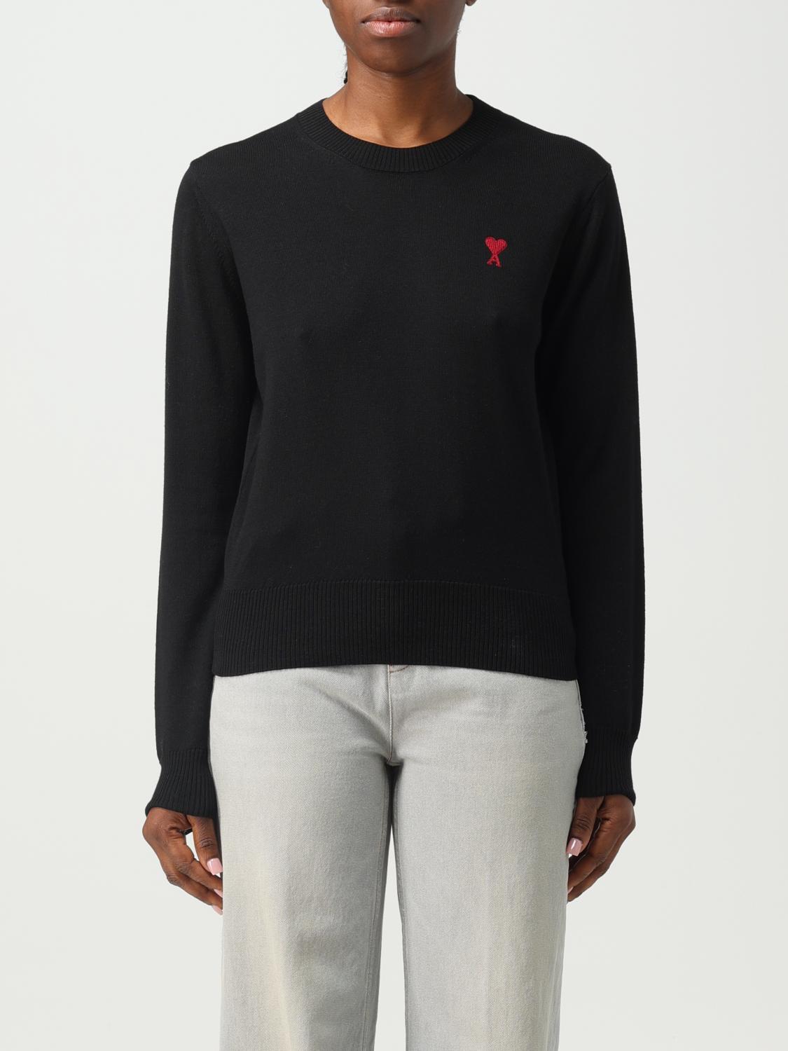 AMI PARIS PULLOVER: Pullover damen Ami Paris, Grau - Img 1
