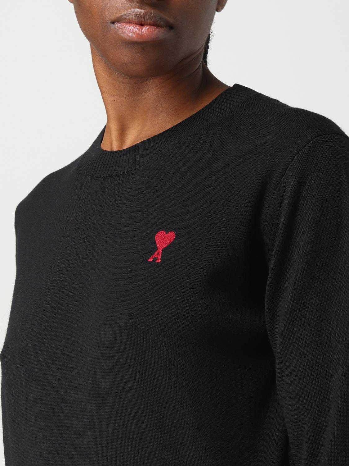 AMI PARIS PULLOVER: Pullover damen Ami Paris, Grau - Img 4