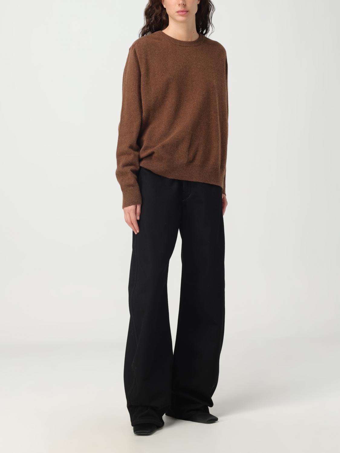 LEMAIRE MAGLIA: Maglia Lemaire in misto lana, Marrone - Img 2