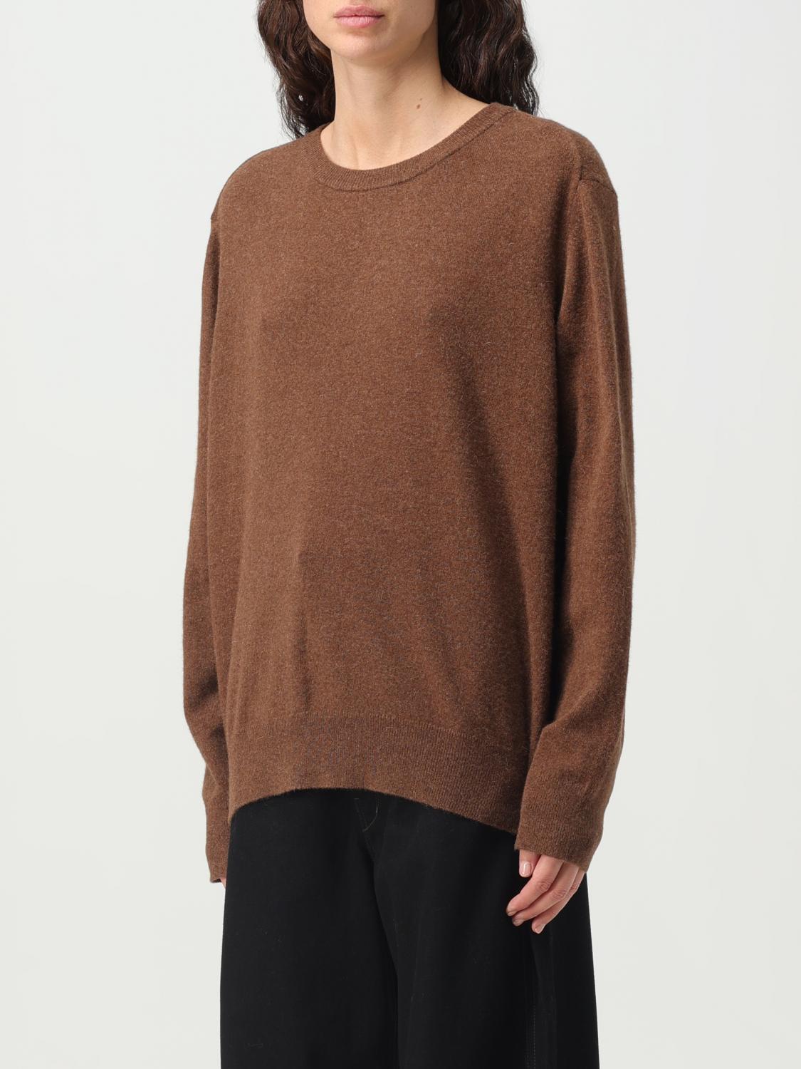 LEMAIRE MAGLIA: Maglia Lemaire in misto lana, Marrone - Img 4