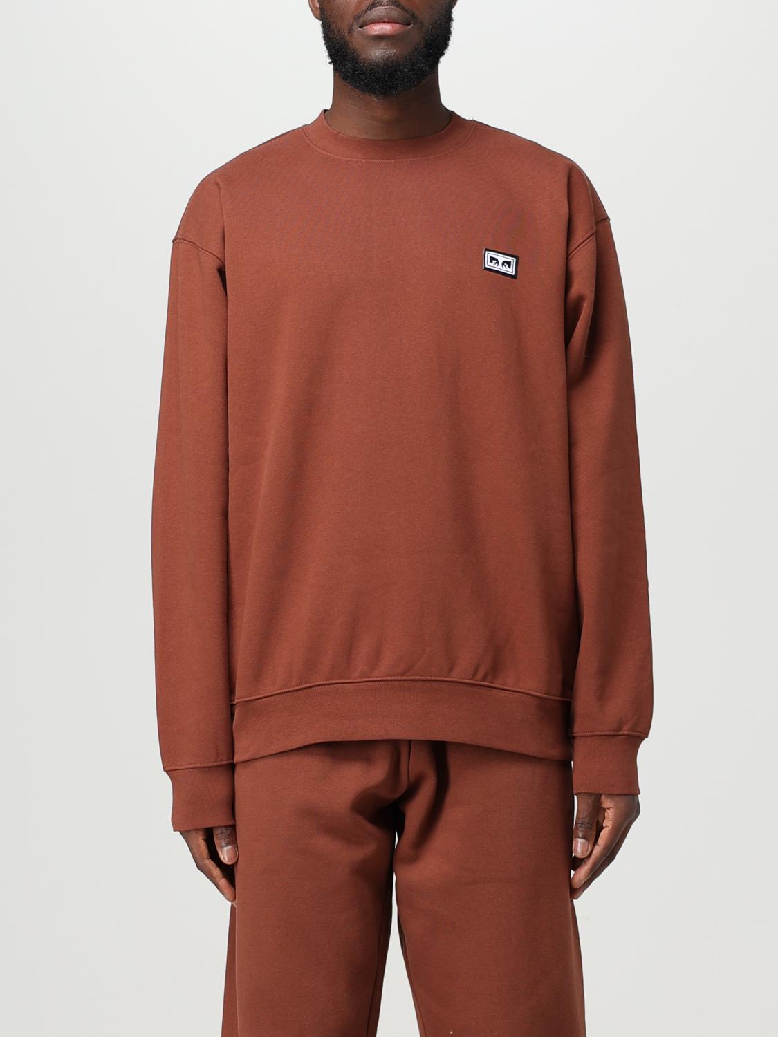 OBEY: Sweatshirt homme Marron Sweatshirt Obey 112480123 en