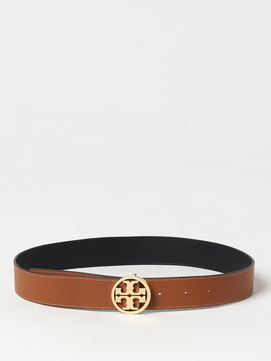 Tory Burch Miller reversible leather belt - Black | 138936 